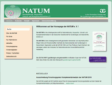 Tablet Screenshot of natum.de